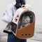Pet Travel Capsule Backpack Carrier For Cats Small Dogs With Breathable Viewing Window 5