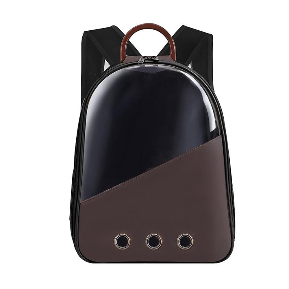 Pet Travel Capsule Backpack Carrier For Cats Small Dogs With Breathable Viewing Window 6