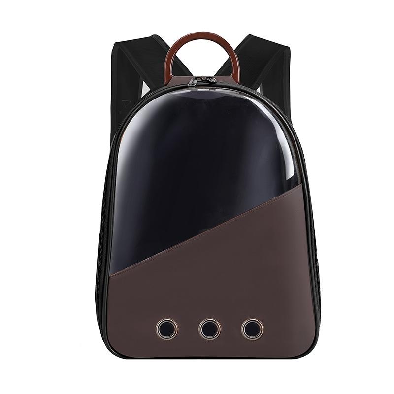 Pet Travel Capsule Backpack Carrier For Cats Small Dogs With Breathable Viewing Window 6