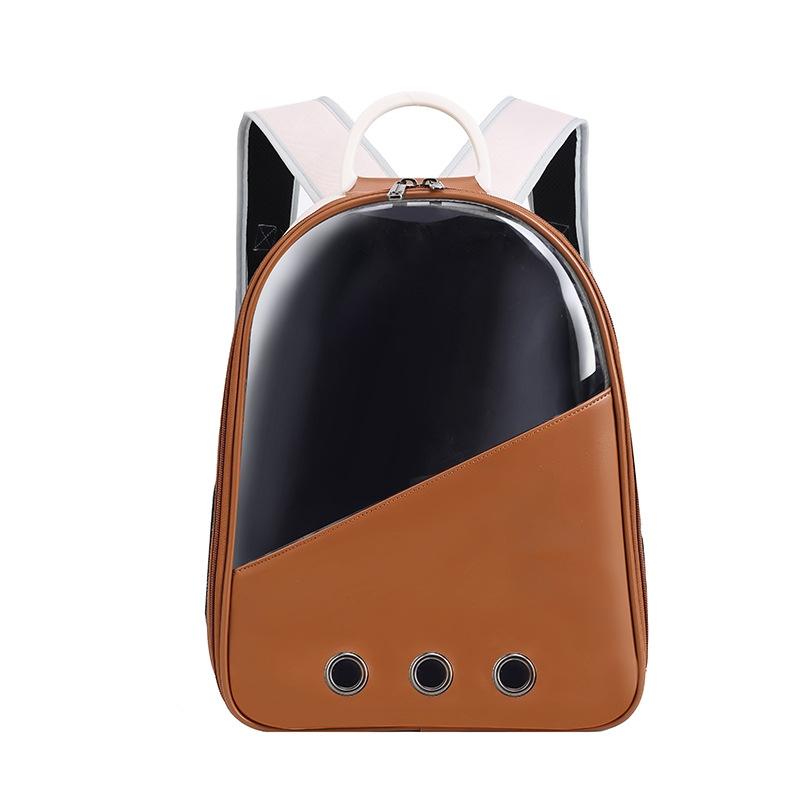 Pet Travel Capsule Backpack Carrier For Cats Small Dogs With Breathable Viewing Window 7