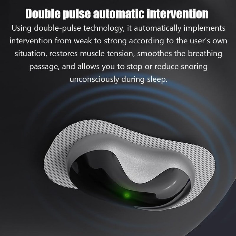 Smart Anti Snoring Device With TENS Pulse Therapy Magnetic Charging For Better Sleep 4