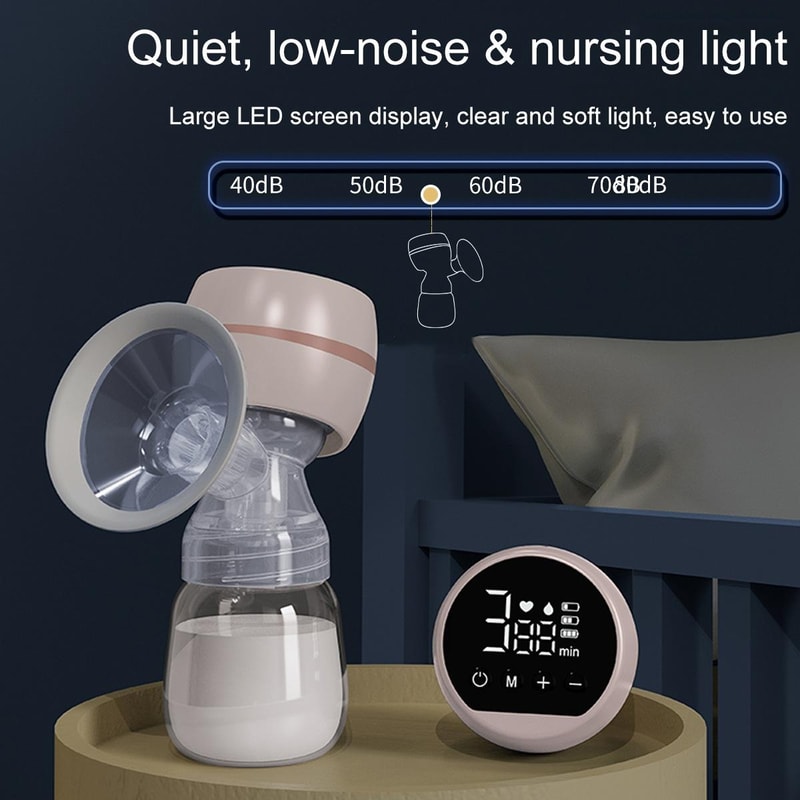 LED Breast Pump With Massage Mode And Silent Hands Free Milk Expression 2