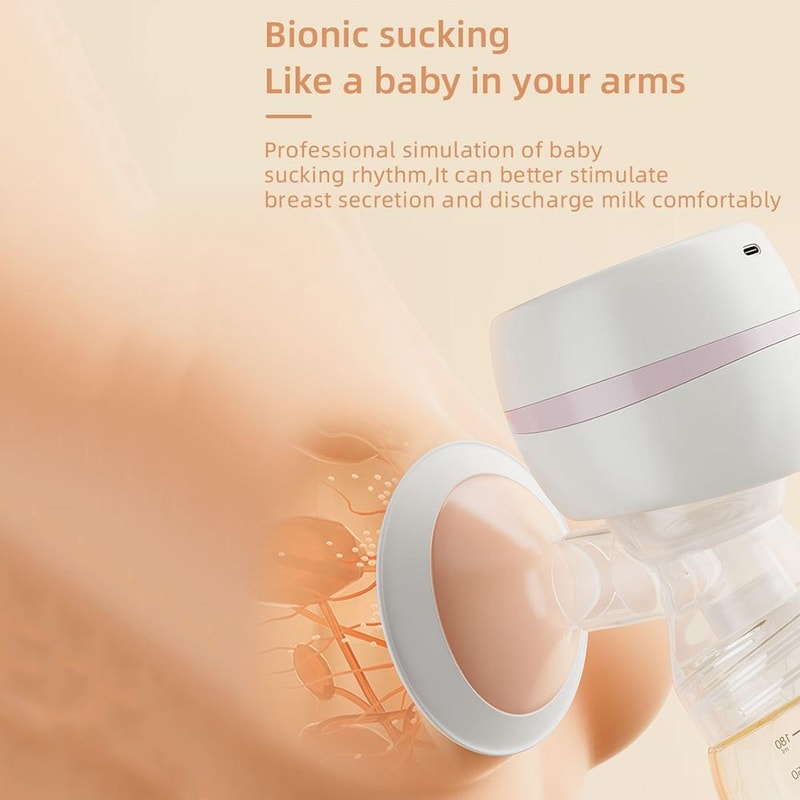 LED Breast Pump With Massage Mode And Silent Hands Free Milk Expression 9