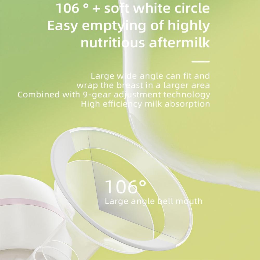 LED Breast Pump With Massage Mode And Silent Hands Free Milk Expression 10