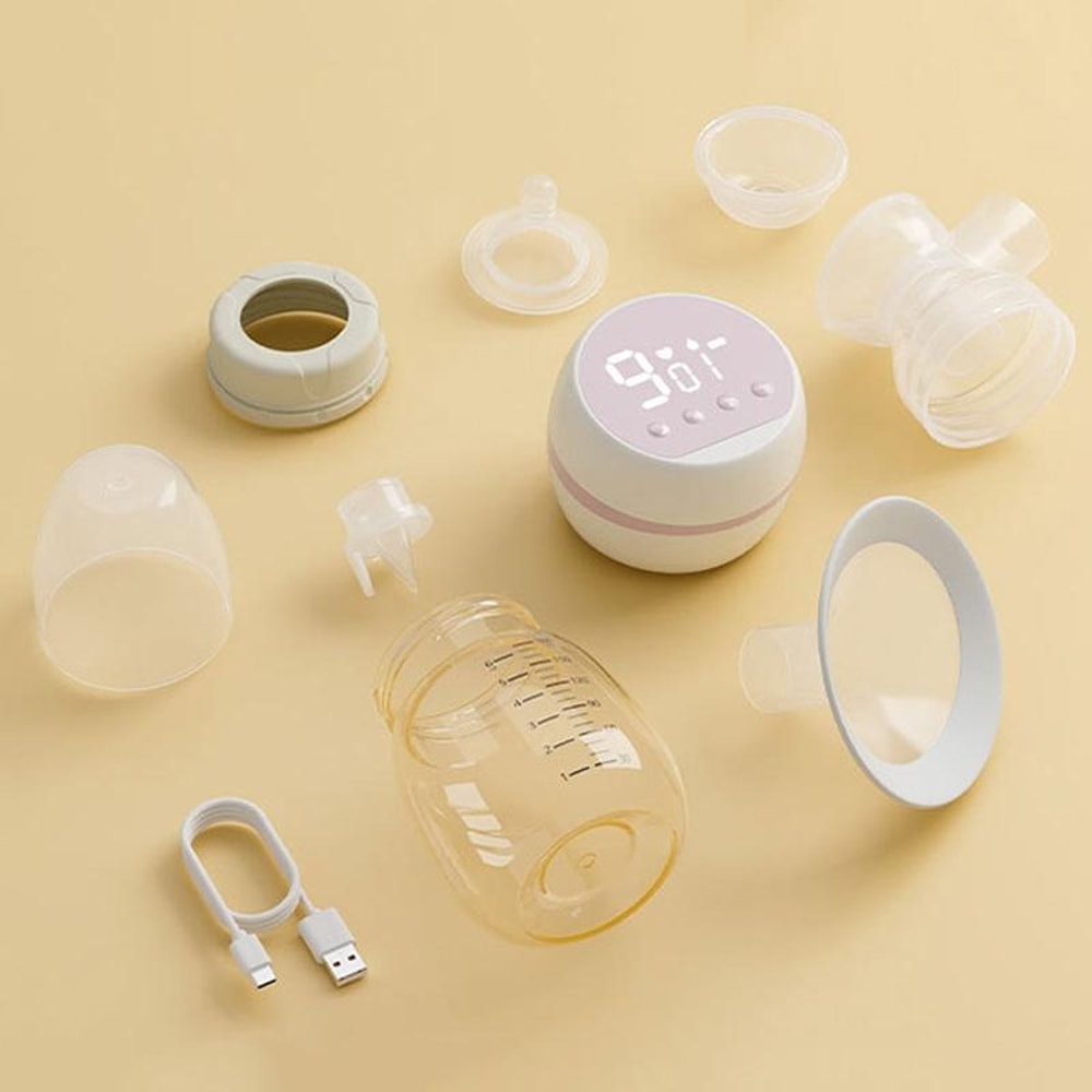 LED Breast Pump With Massage Mode And Silent Hands Free Milk Expression 5