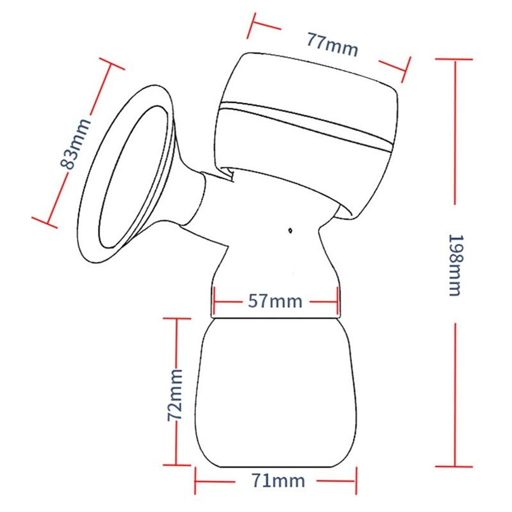 LED Breast Pump With Massage Mode And Silent Hands Free Milk Expression 6