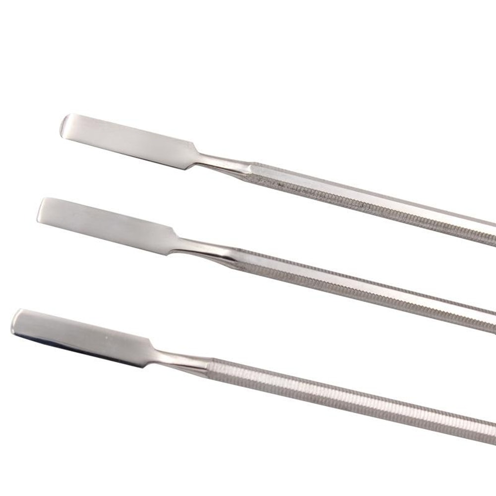 Professional Stainless Steel Dental Spatula Double Ended Cement Mixing Tool for Clinics & Labs