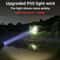Rechargeable Flashlight With Zoom Focus IP55 Waterproof Tactical Torch 11