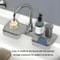 Silicone Drainage Mat With Faucet Basket Kitchen Bath Organizer 2