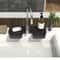 Silicone Drainage Mat With Faucet Basket Kitchen Bath Organizer 0