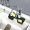 Silicone Drainage Mat With Faucet Basket Kitchen Bath Organizer 3