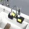Silicone Drainage Mat With Faucet Basket Kitchen Bath Organizer 3