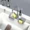 Silicone Drainage Mat With Faucet Basket Kitchen Bath Organizer 4
