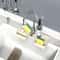 Silicone Drainage Mat With Faucet Basket Kitchen Bath Organizer 5