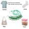 Retractable Outdoor Travel Windproof Clothesline with 12 Clips