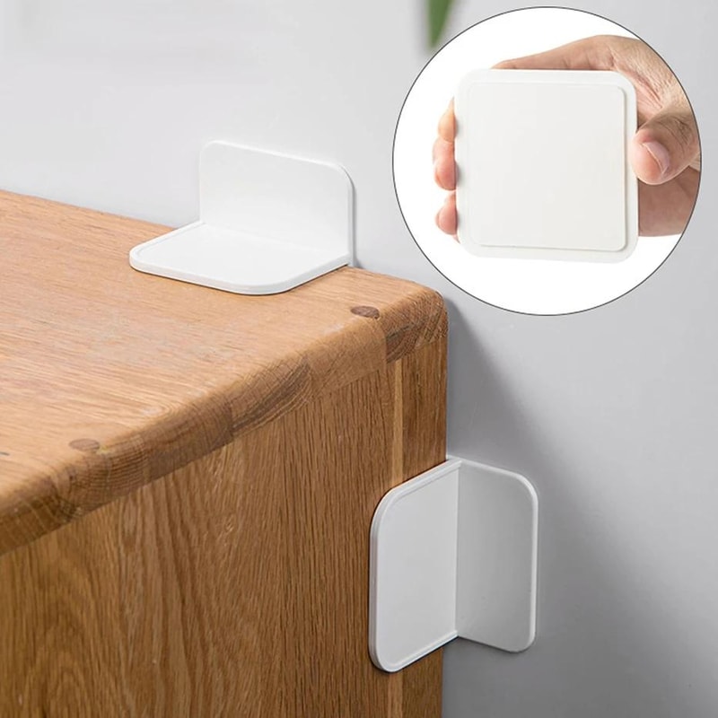 Sturdy Cabinet Partition Holder for Child Safety & Anti-Tipping Protection