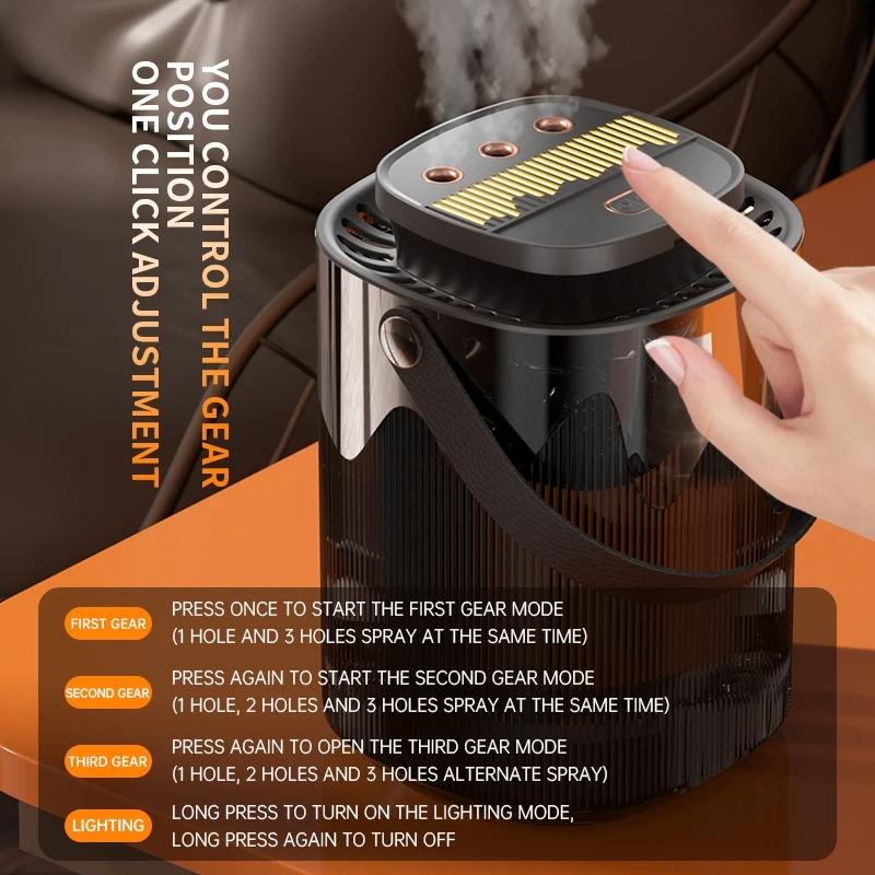 3L Smart Spray Humidifier With Night Light Ultrasonic Home Comfort 5