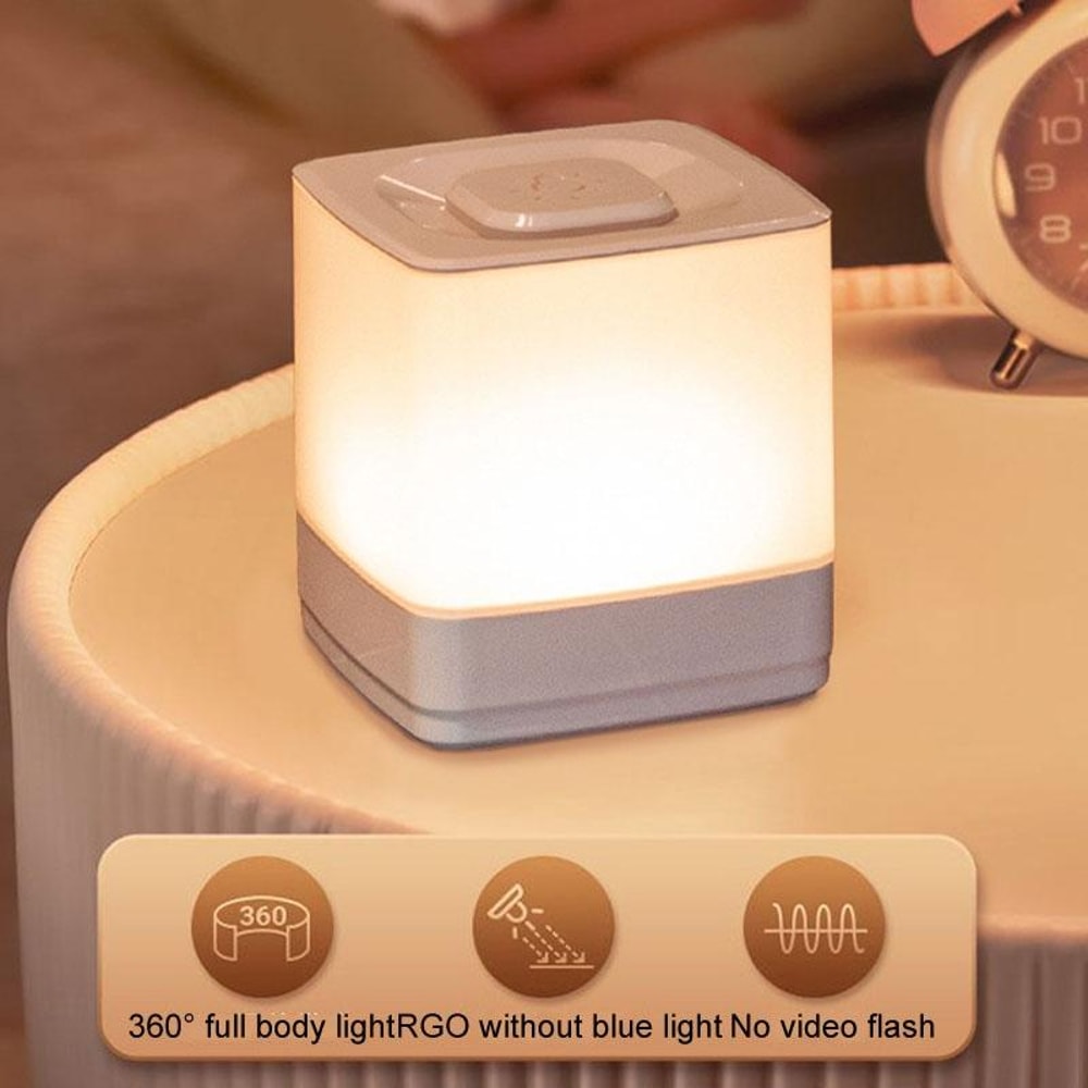 Portable LED Bedside Night Light With Warm Ambiance And Touch Control 3