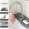 Premium Silicone Faucet AntiSplash Drain Mat Keep Counters Dry 3