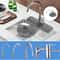 Premium Silicone Faucet AntiSplash Drain Mat Keep Counters Dry 0