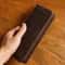 Retro Crazy Horse Leather Pencil Case Durable Zipper Pen Organizer 3