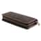 Retro Crazy Horse Leather Pencil Case, Durable Zipper Pen Organizer