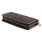 Retro Crazy Horse Leather Pencil Case Durable Zipper Pen Organizer 8