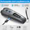 Premium Ultrasonic Dog Repeller Anti Barking Training Device with LED Flashlight