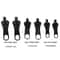 Universal Jacket Zipper Puller Set 6pcs Durable Sewing Repair Tool 3