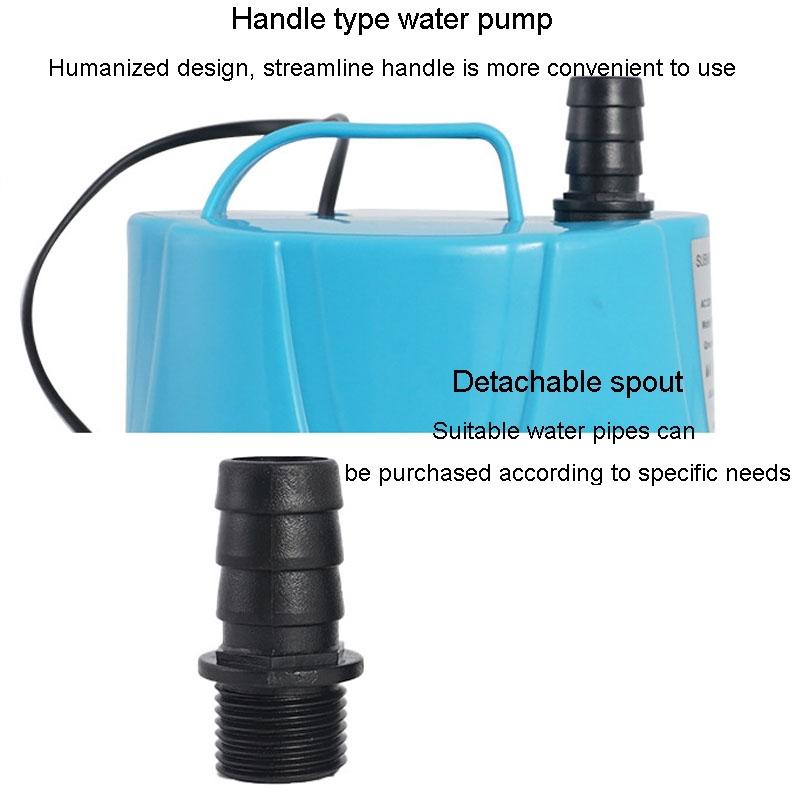 12W AntiDry Submersible Aquarium Pump For Fish Tanks Fountains 2