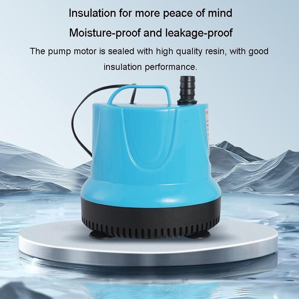 12W AntiDry Submersible Aquarium Pump For Fish Tanks Fountains 4