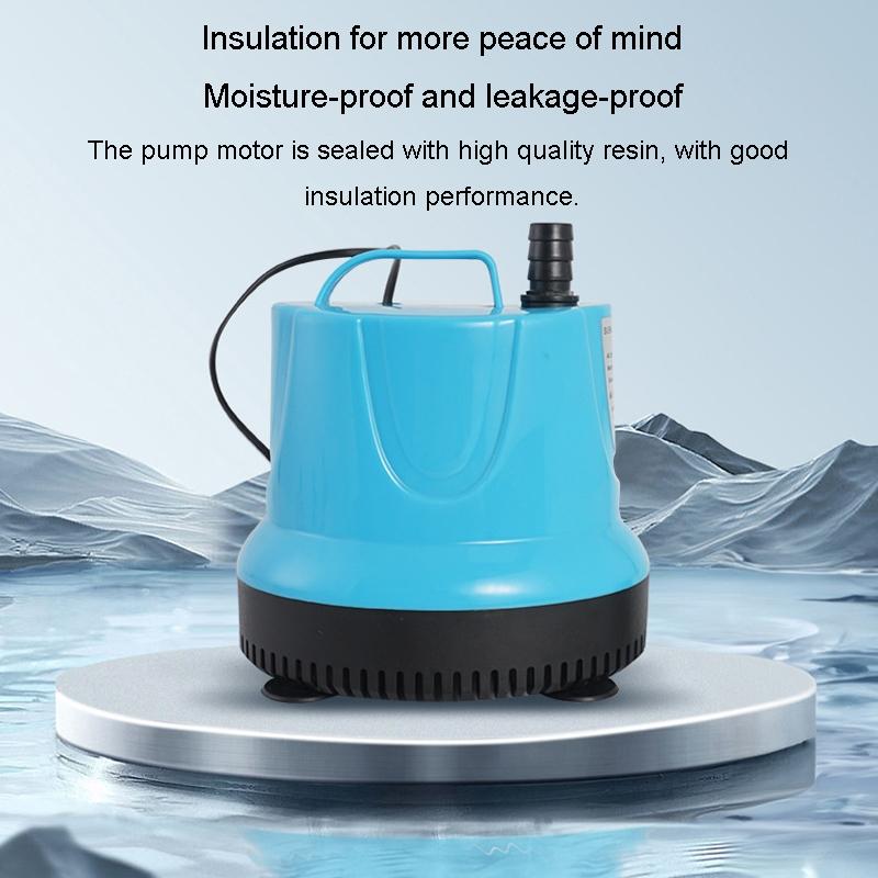 12W AntiDry Submersible Aquarium Pump For Fish Tanks Fountains 4