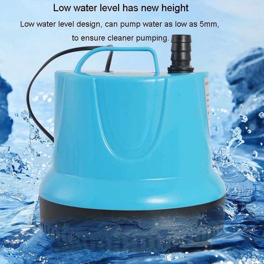 12W AntiDry Submersible Aquarium Pump For Fish Tanks Fountains 5