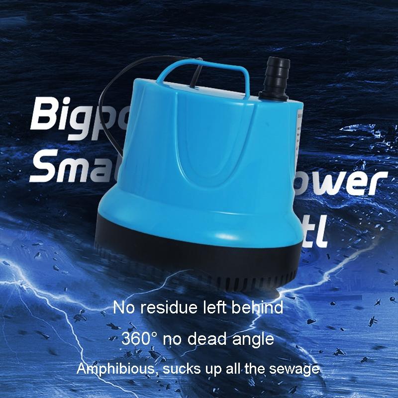 12W AntiDry Submersible Aquarium Pump For Fish Tanks Fountains 8
