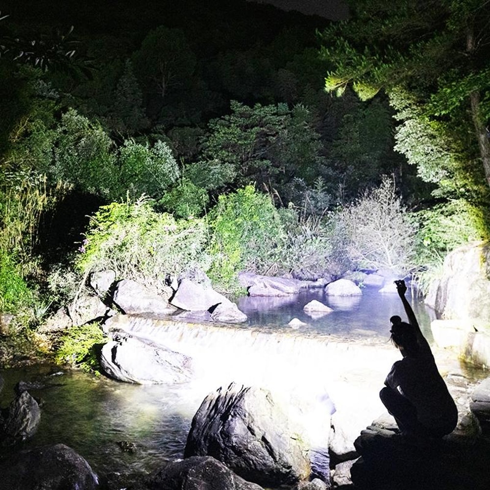 Mini 3 LED USB-C Rechargeable Strong Light Flashlight, Multi-Function
