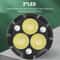 Mini 3 LED USB-C Rechargeable Strong Light Flashlight, Multi-Function