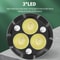 Mini 3 LED USB-C Rechargeable Strong Light Flashlight, Multi-Function