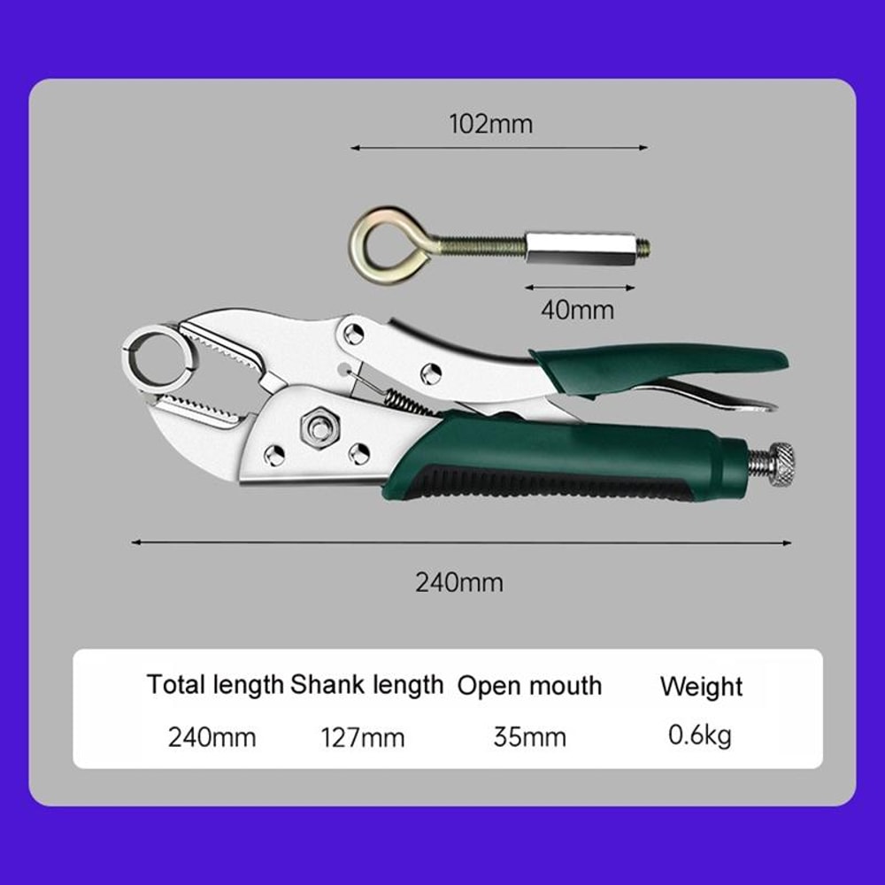 Premium Floor Heating Pliers Manual Pipe Removal Installation Tool 1