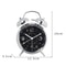 45Inch Electroplated Metal Alarm Clock With Night Light Quiet Quartz Movement 2