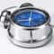 45Inch Electroplated Metal Alarm Clock With Night Light Quiet Quartz Movement 5