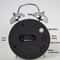 45Inch Electroplated Metal Alarm Clock With Night Light Quiet Quartz Movement 6