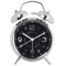 45Inch Electroplated Metal Alarm Clock With Night Light Quiet Quartz Movement 10