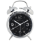 45Inch Electroplated Metal Alarm Clock With Night Light Quiet Quartz Movement 10