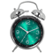 45Inch Electroplated Metal Alarm Clock With Night Light Quiet Quartz Movement 7