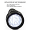 Hotel LED Rechargeable Wall-Mount Emergency Flashlight with 13-LED Bright Light