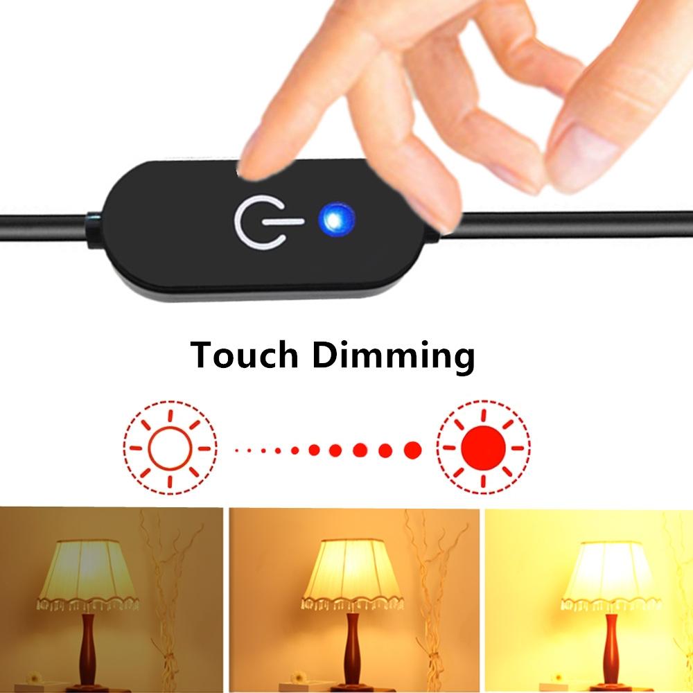 USB LED Touch Dimmer Controller For Single Color Lights Adjustable Brightness 3