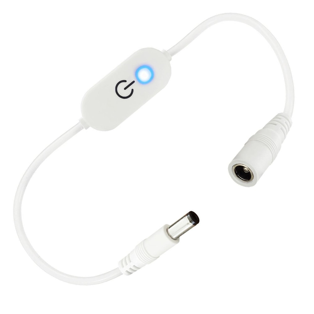 USB LED Touch Dimmer Controller For Single Color Lights Adjustable Brightness 2