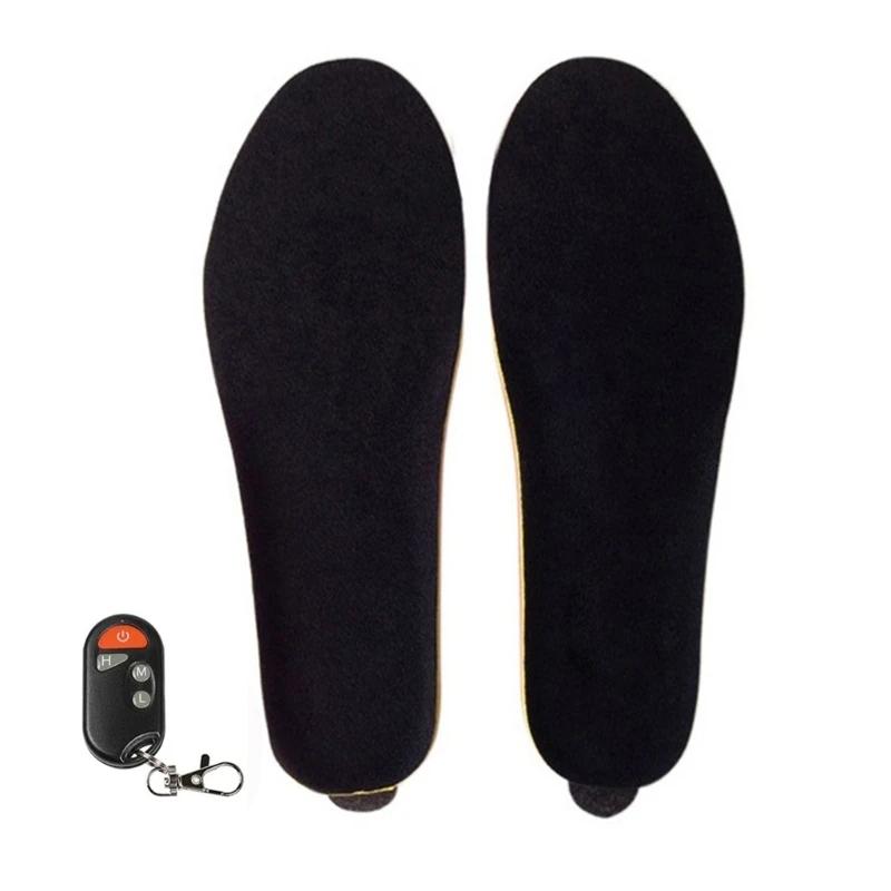 USB Heated Insoles Rechargeable Washable Electric Foot Warmers 1