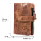 Premium Cowhide RFID AntiTheft Vertical Men Wallet With Detachable Design 1