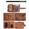 Premium Cowhide RFID AntiTheft Vertical Men Wallet With Detachable Design 4